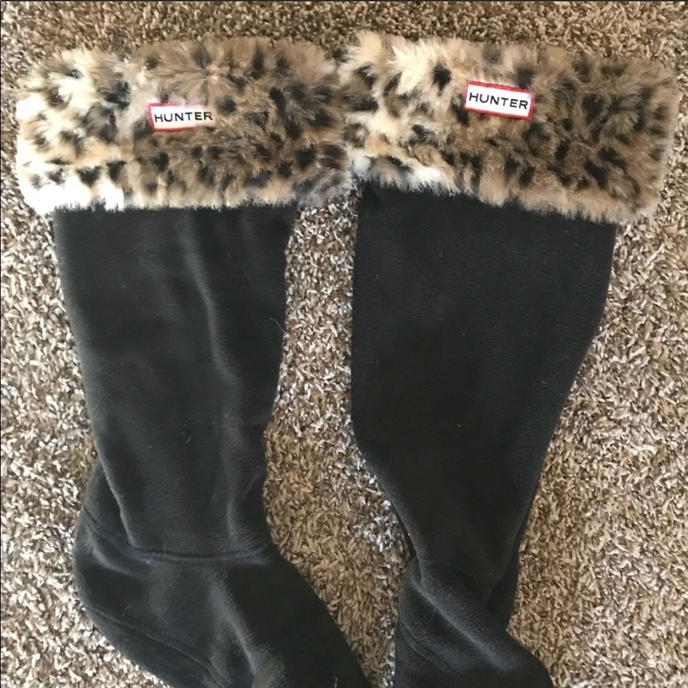 Leopard Hunter Boot Socks M (sz 5-8)